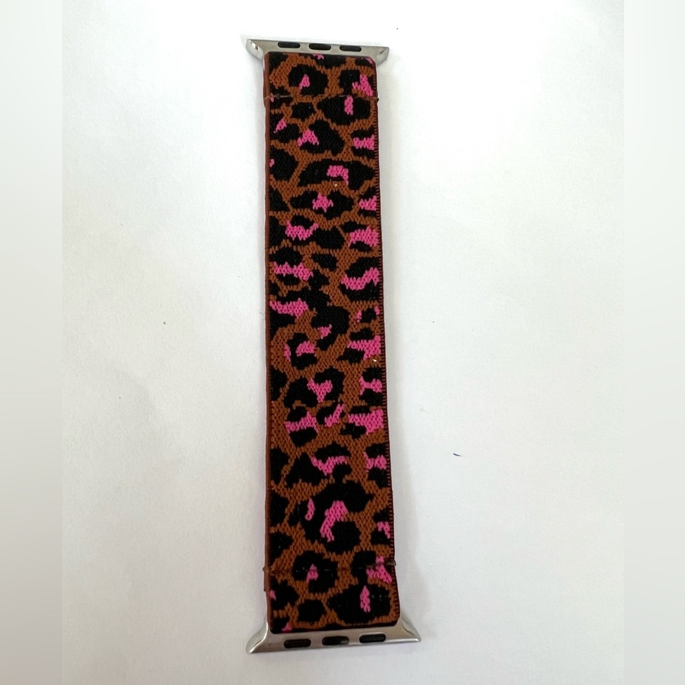 Apple Watch Pink Leopard Print Edition stretchy strap band 🆕 38mm Small size